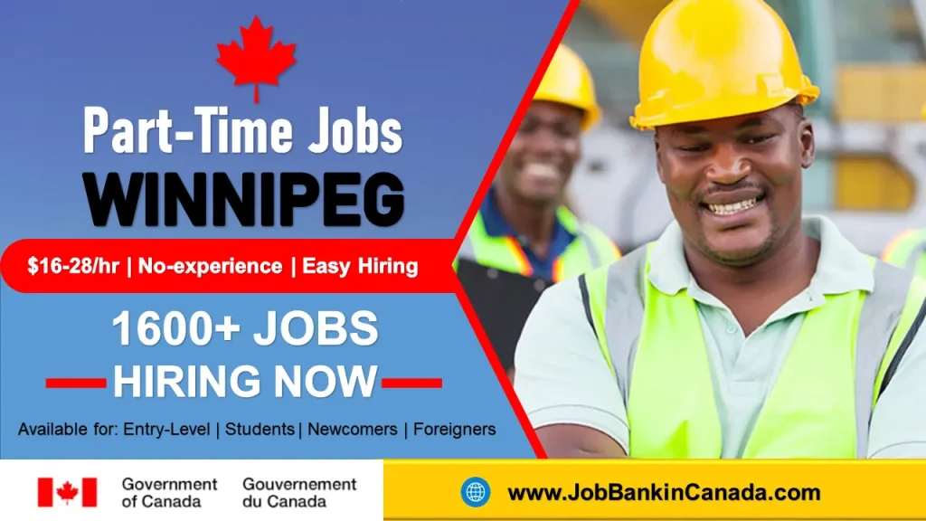 Part Time Jobs in Winnipeg with No Experience and Salary Details