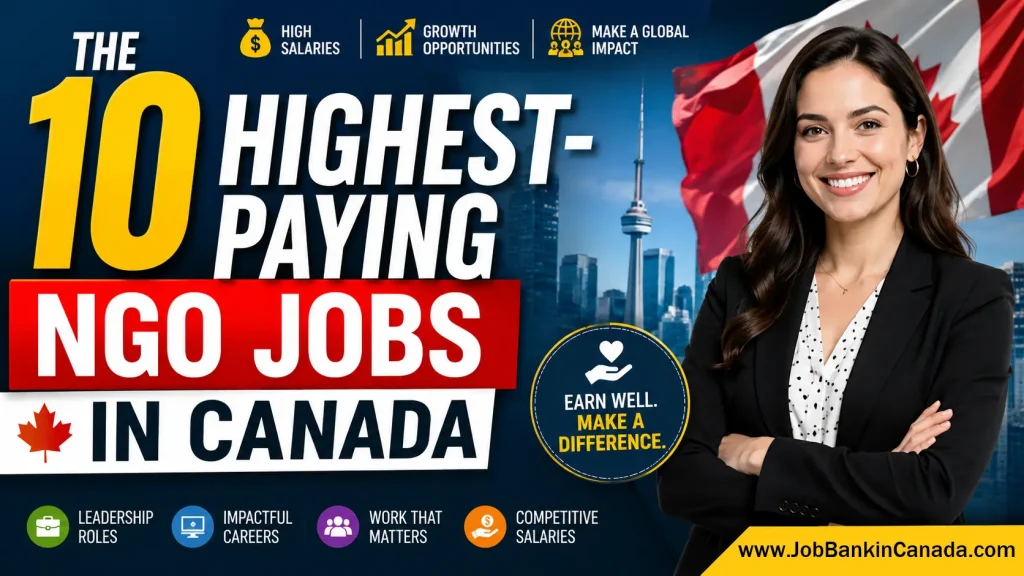 Top 10 Highest-Paying NGO Jobs in Canada with Salaries
